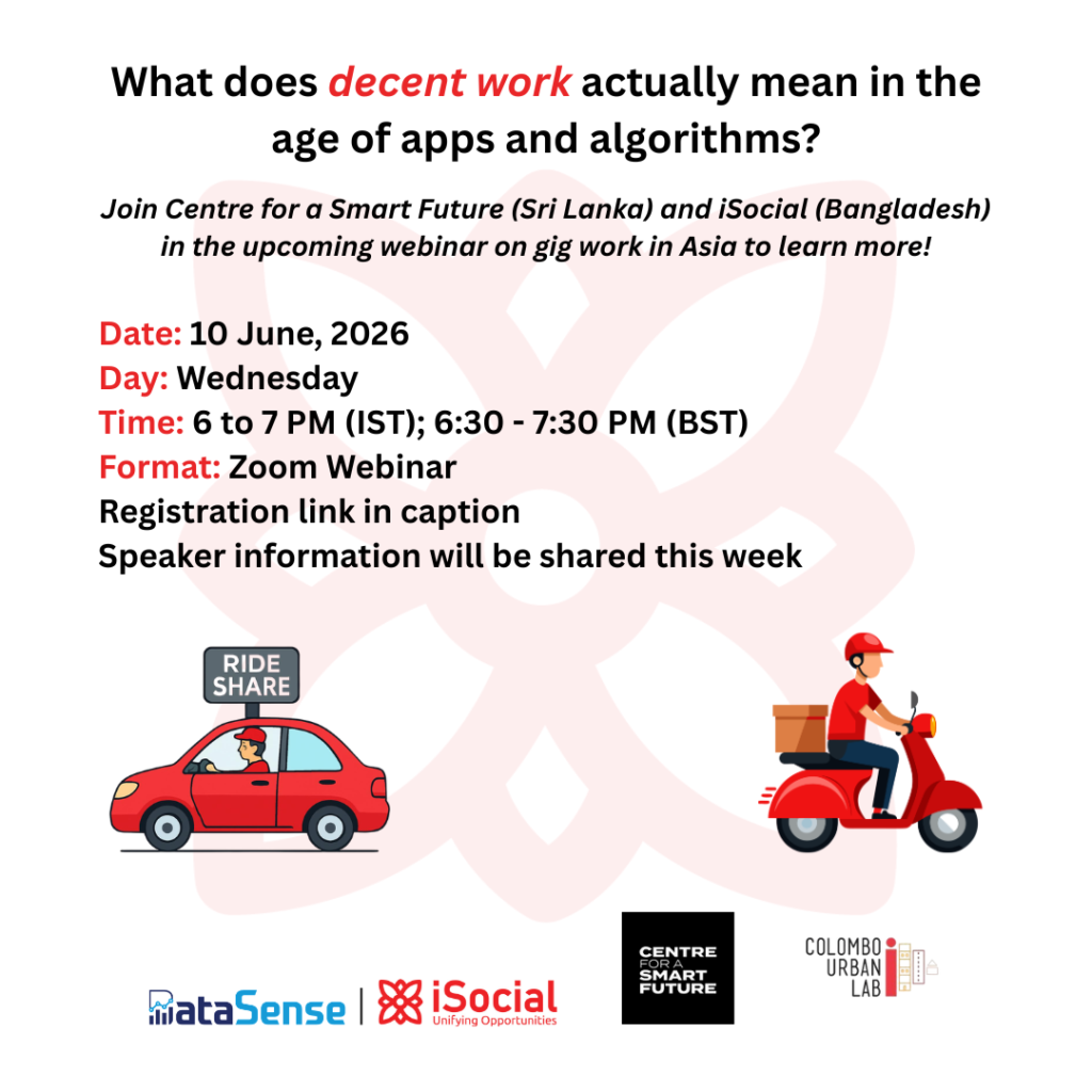 Decent work, platform economy, DataSense, iSocial